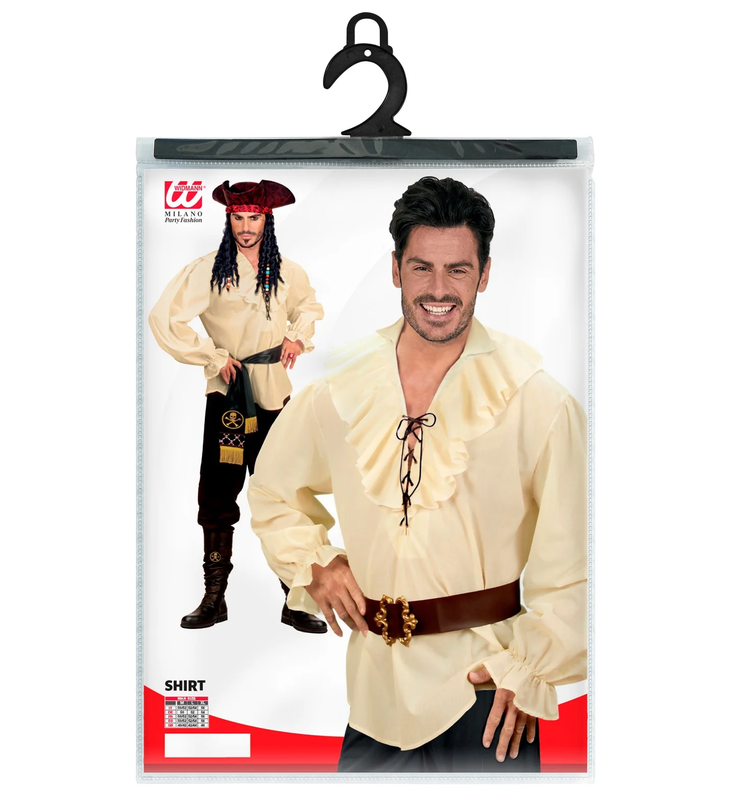 Piratenshirt beige boeren shirt - Image 7