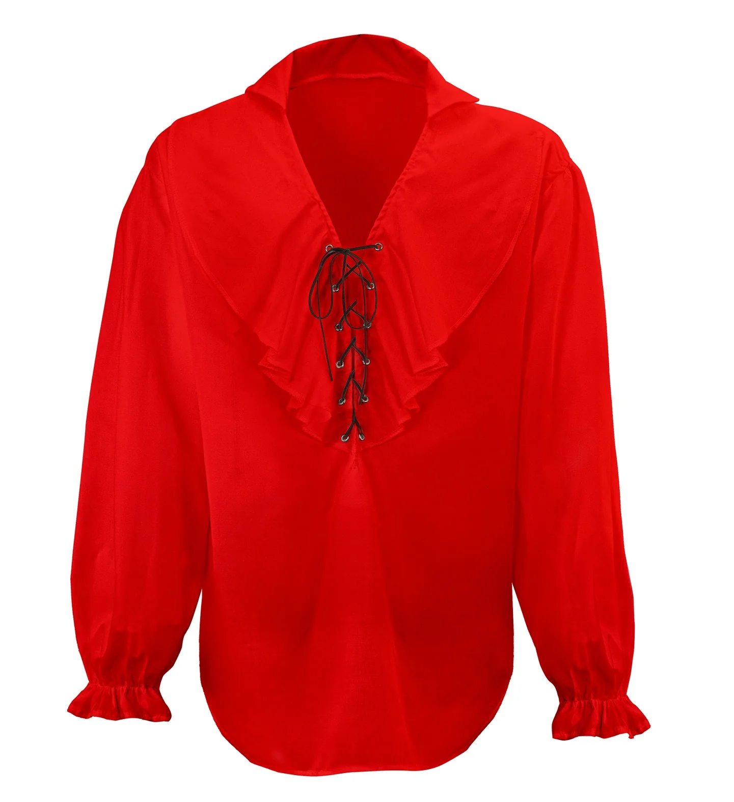 Rood piratenshirt volwassenen - Image 4