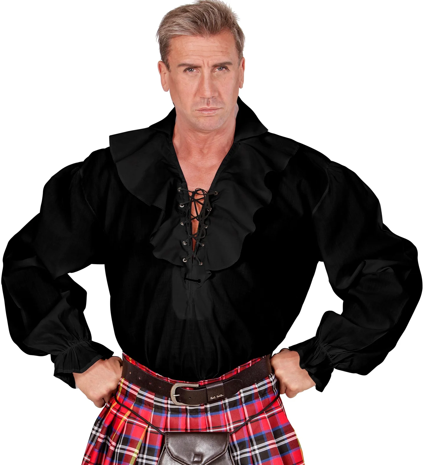 Piratenshirt zwart Danny - Image 3