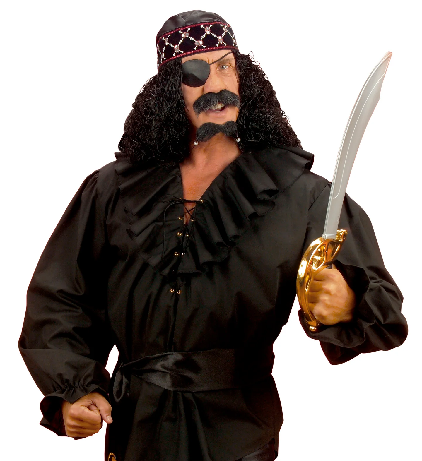 Piratenshirt zwart Danny - Image 4