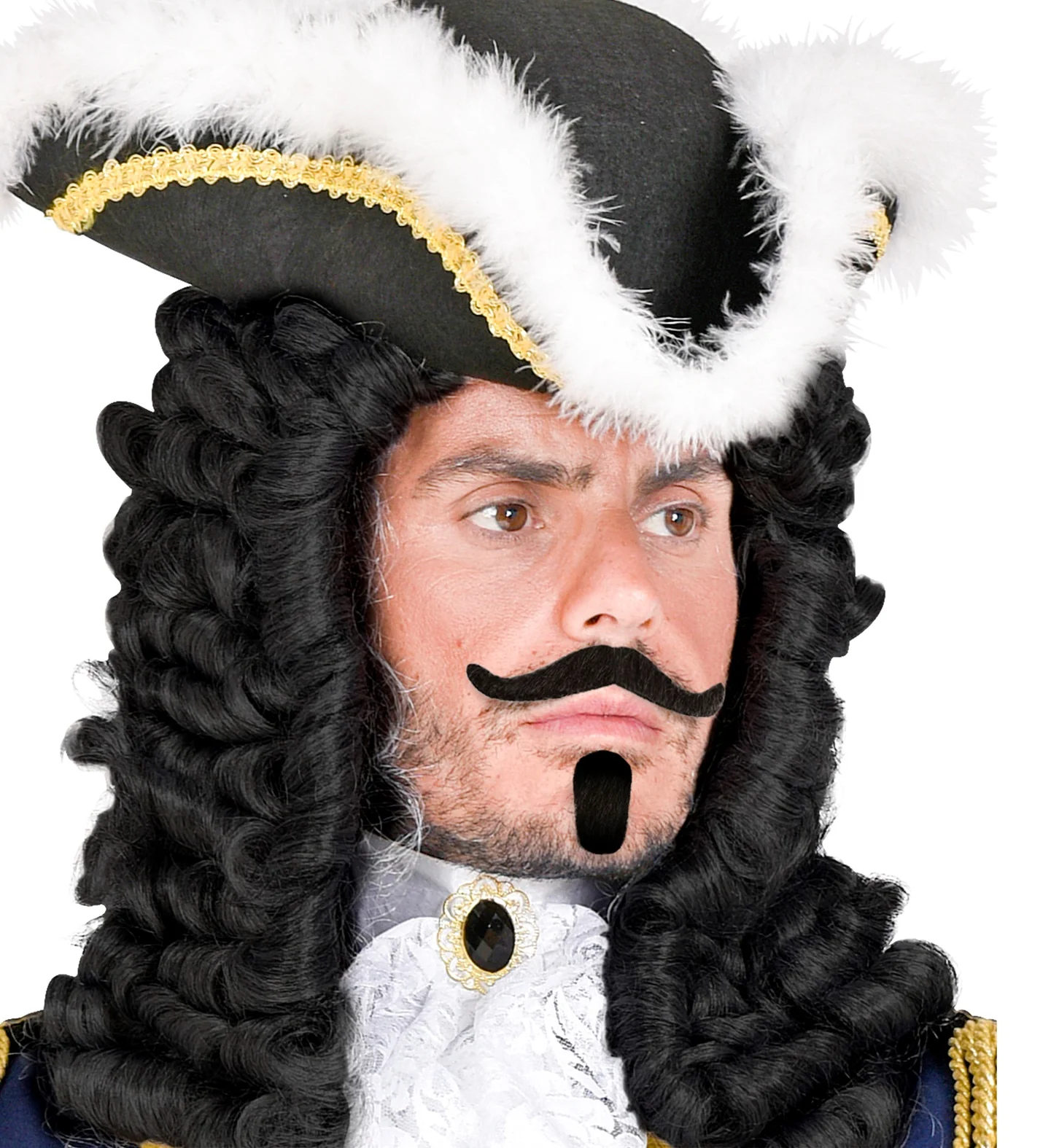 Musketier Chevalier snor en sik zwart - Image 5