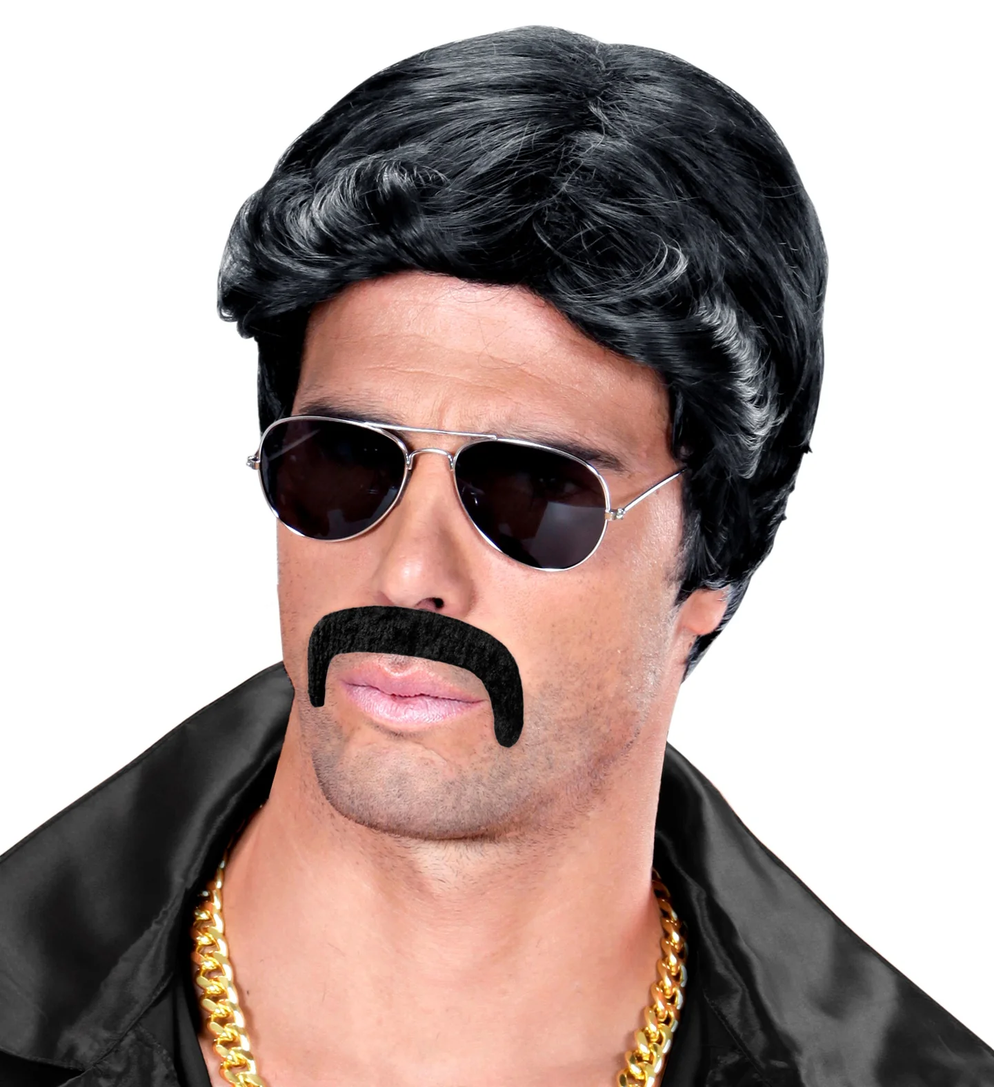 Mexicaanse snor Macho zwart - Image 2