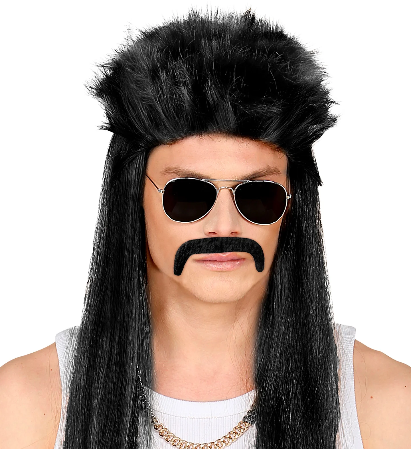 Mexicaanse snor Macho zwart - Image 4