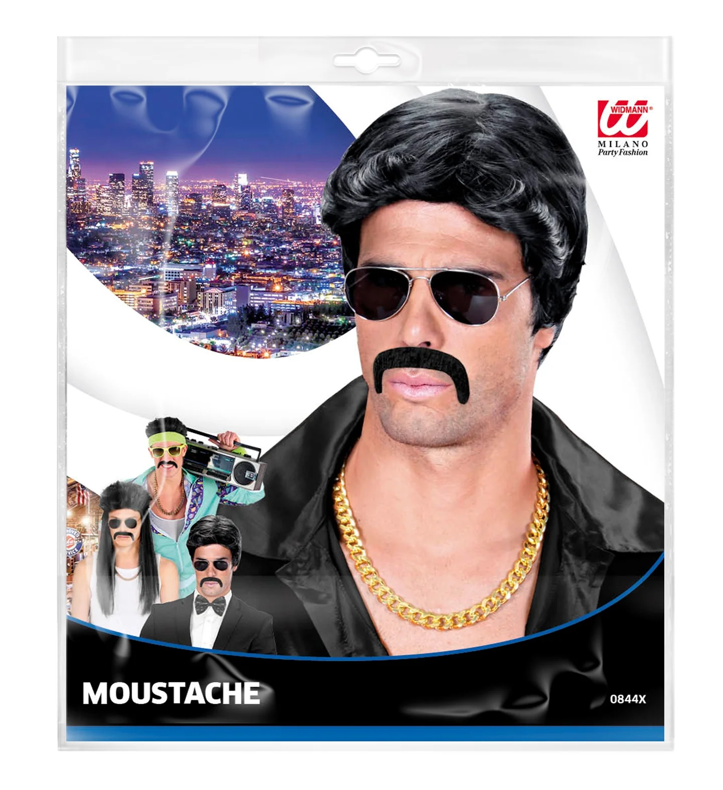 Mexicaanse snor Macho zwart - Image 6