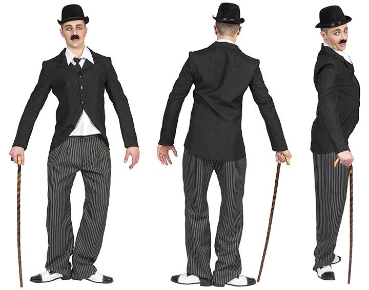 Charlie Chaplin kostuum - Image 4