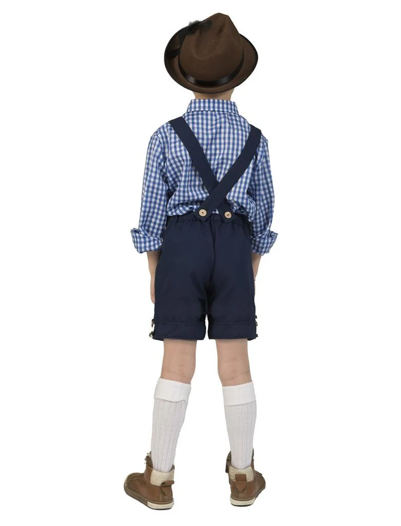 Geruite Beierse blouse kinderen - Image 3