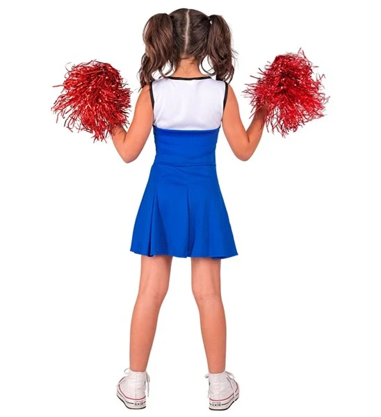 Cheerleader blauw kostuum Maudje kinderen - Image 2