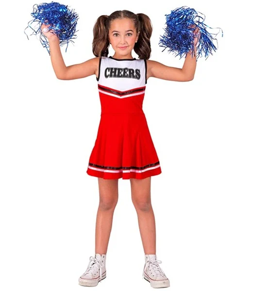 Cheerleader rood kostuum Lynntje kinderen - Image 3