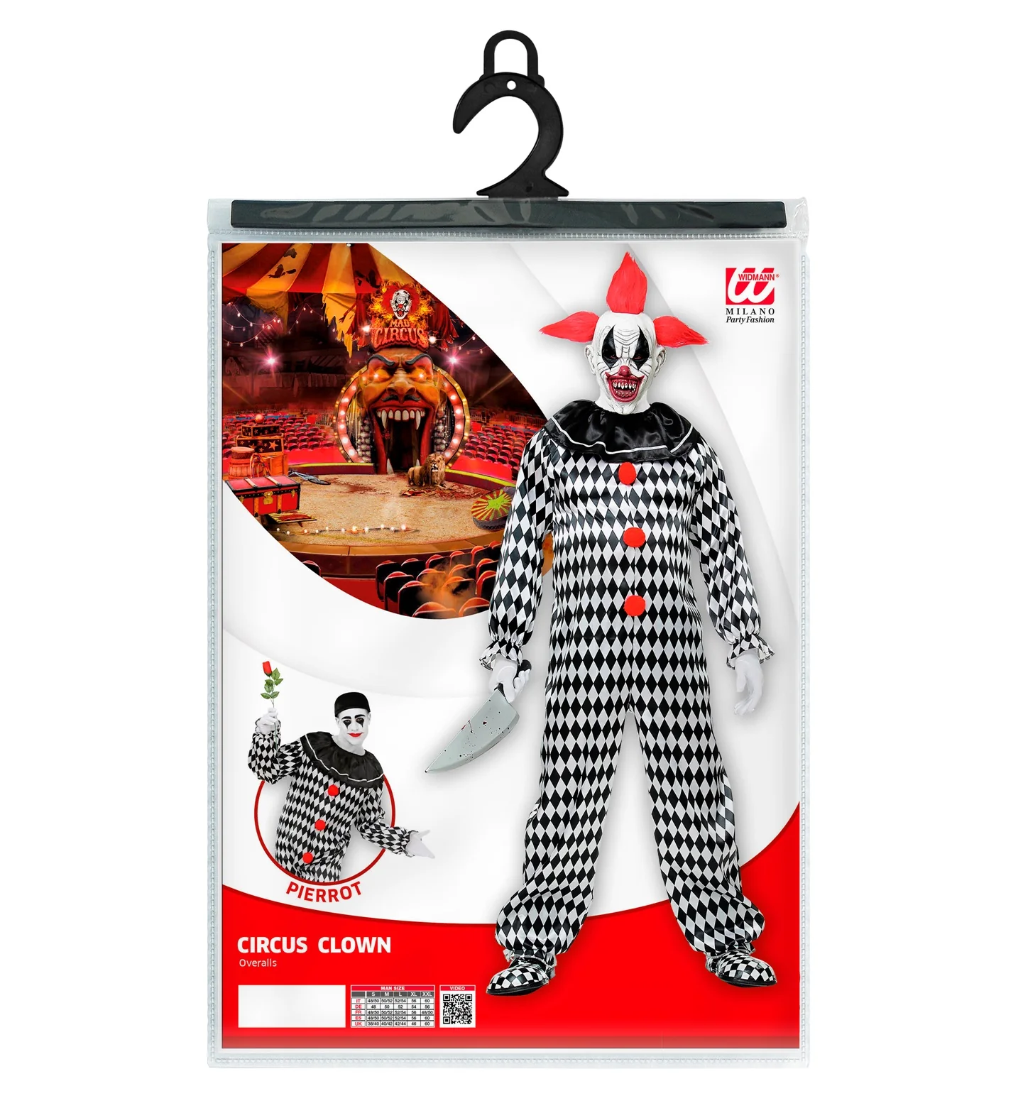 Circus clown pak Stef heren - Image 7
