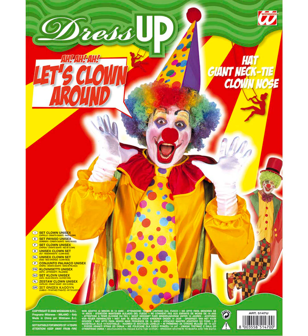 Clown verkleedset volwassenen - Image 4