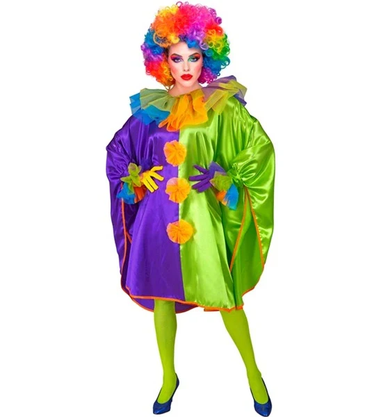 Clown poncho one-size kostuum Lotte - Image 2