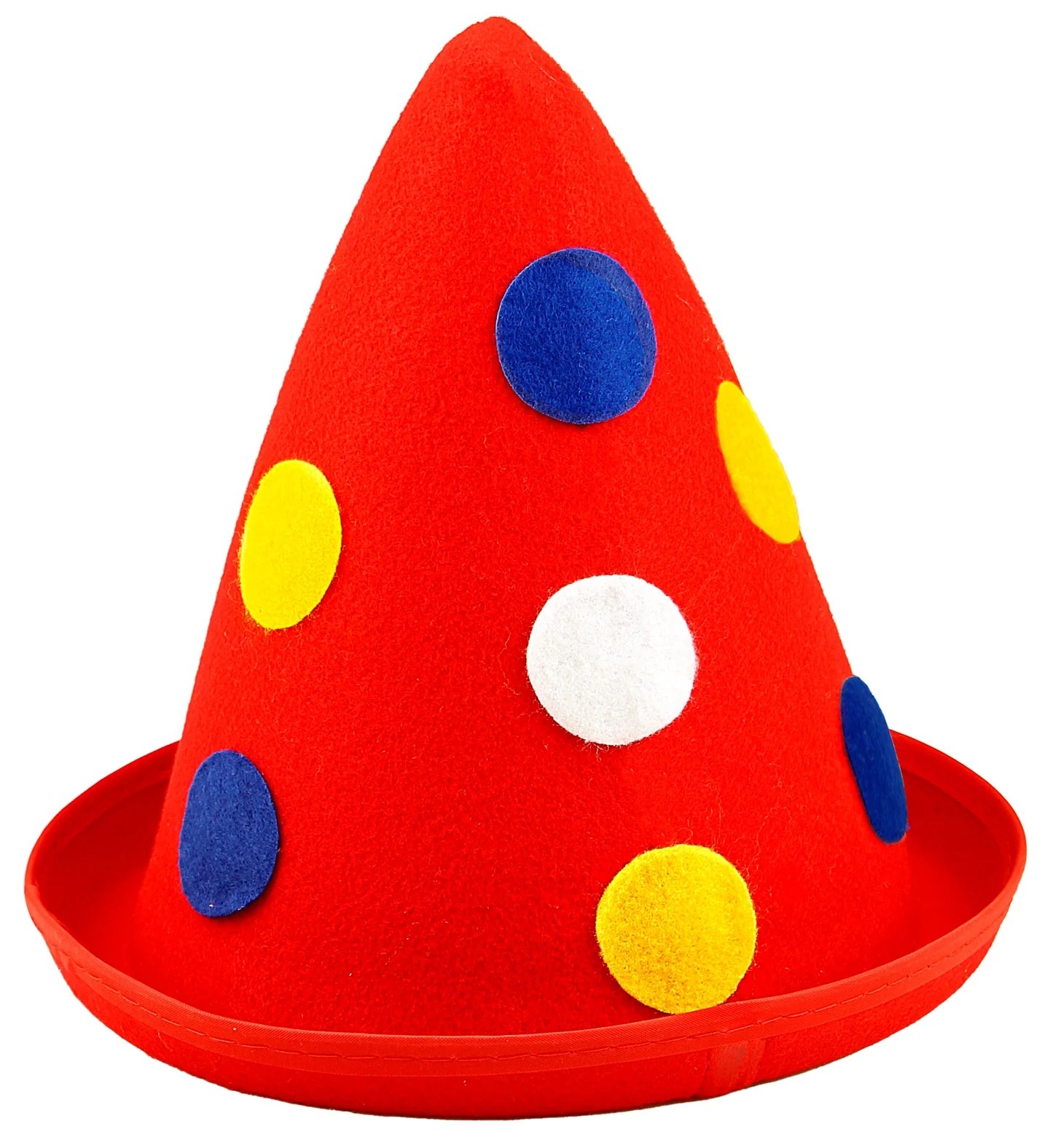 Clownshoed rood met stippen