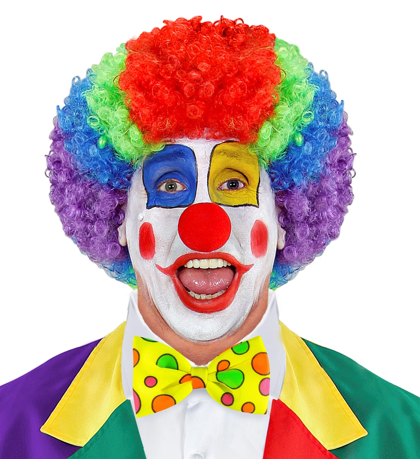 Clownsstrik geel met bollen - Image 2