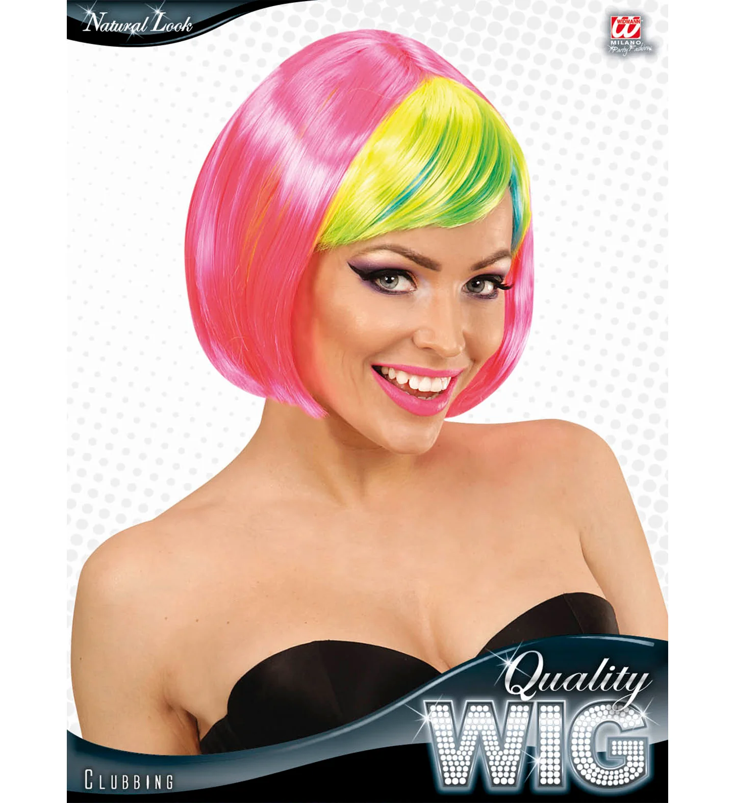 Club boblijn pruik voor carnaval - Image 5