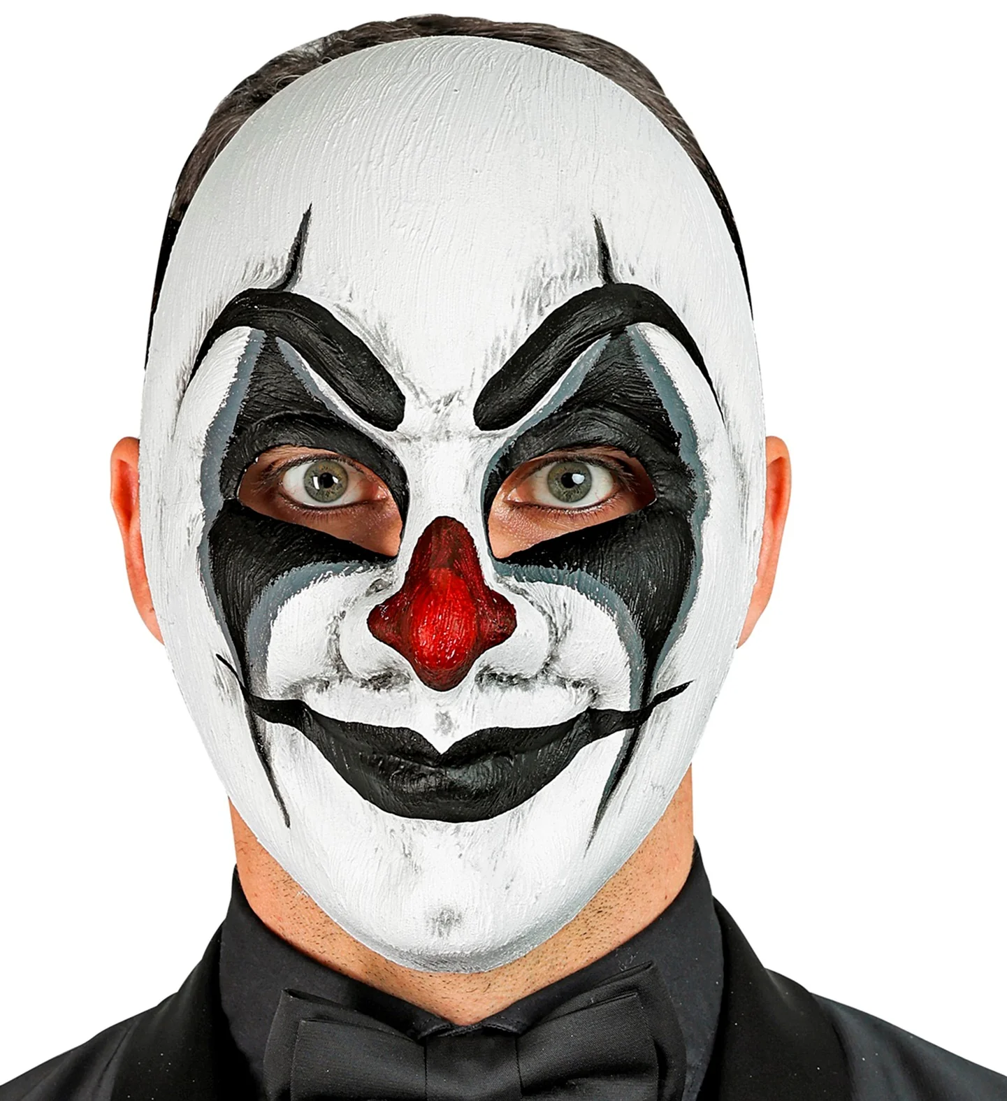 Clownsmasker griezel zwart/wit - Image 4