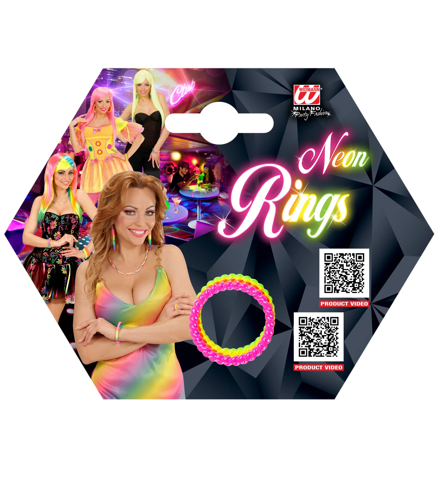 Coole neon ringen set in vier kleuren - Image 8