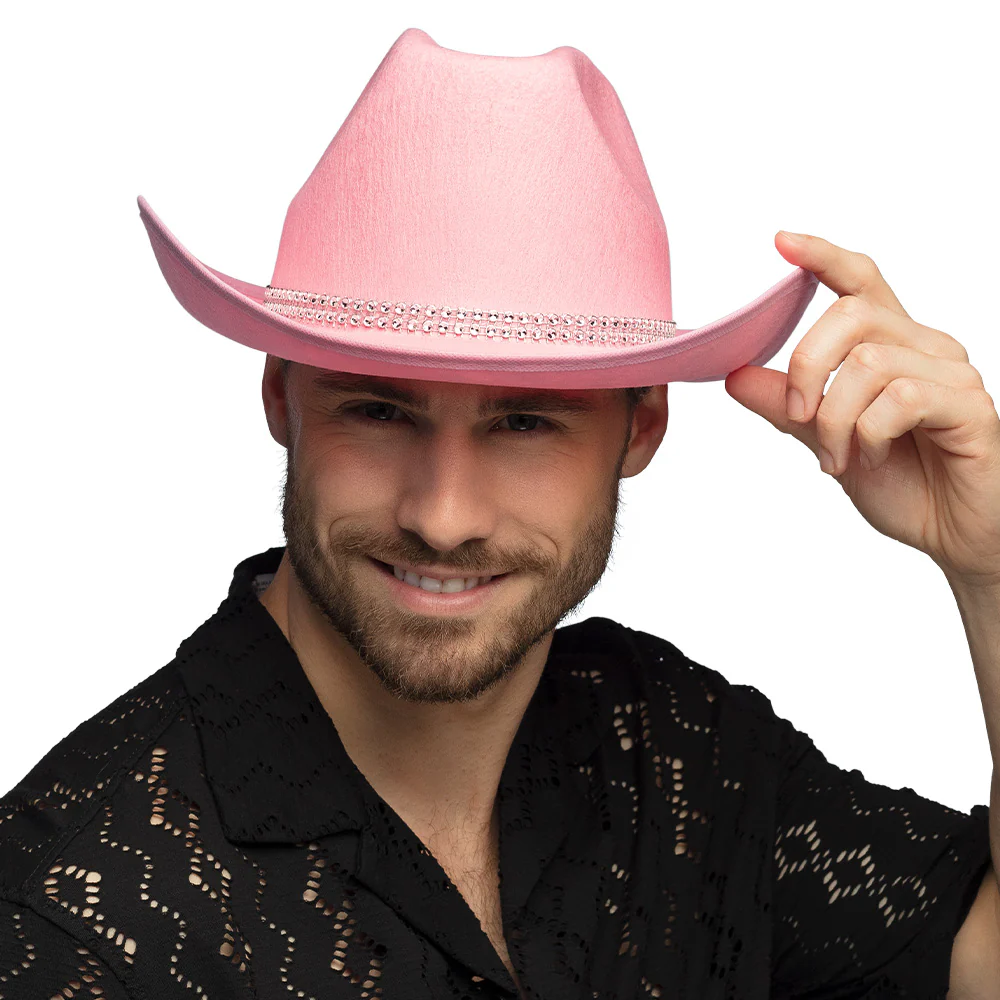 Cowboy hoed Daisy roze - Image 3