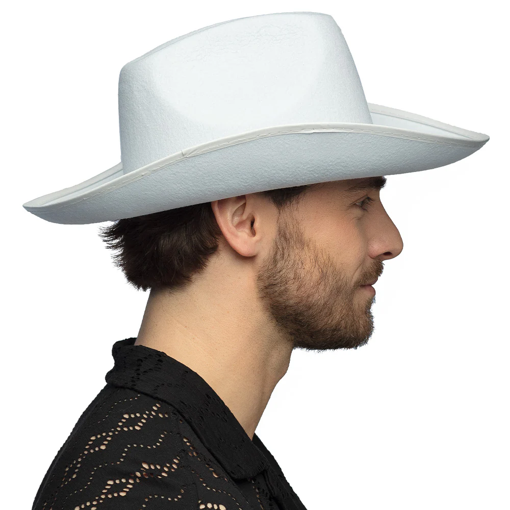 Cowboy hoed Daisy wit - Image 4
