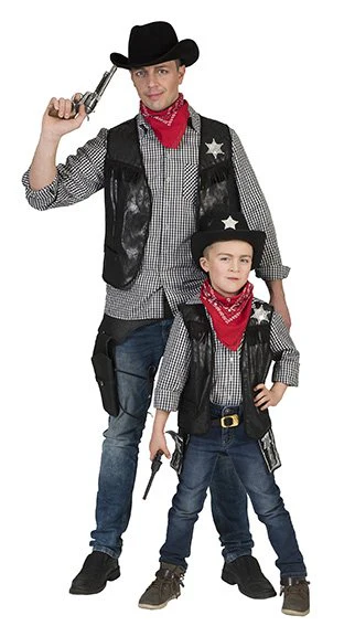 Cowboy vestje voor jongens - Image 3