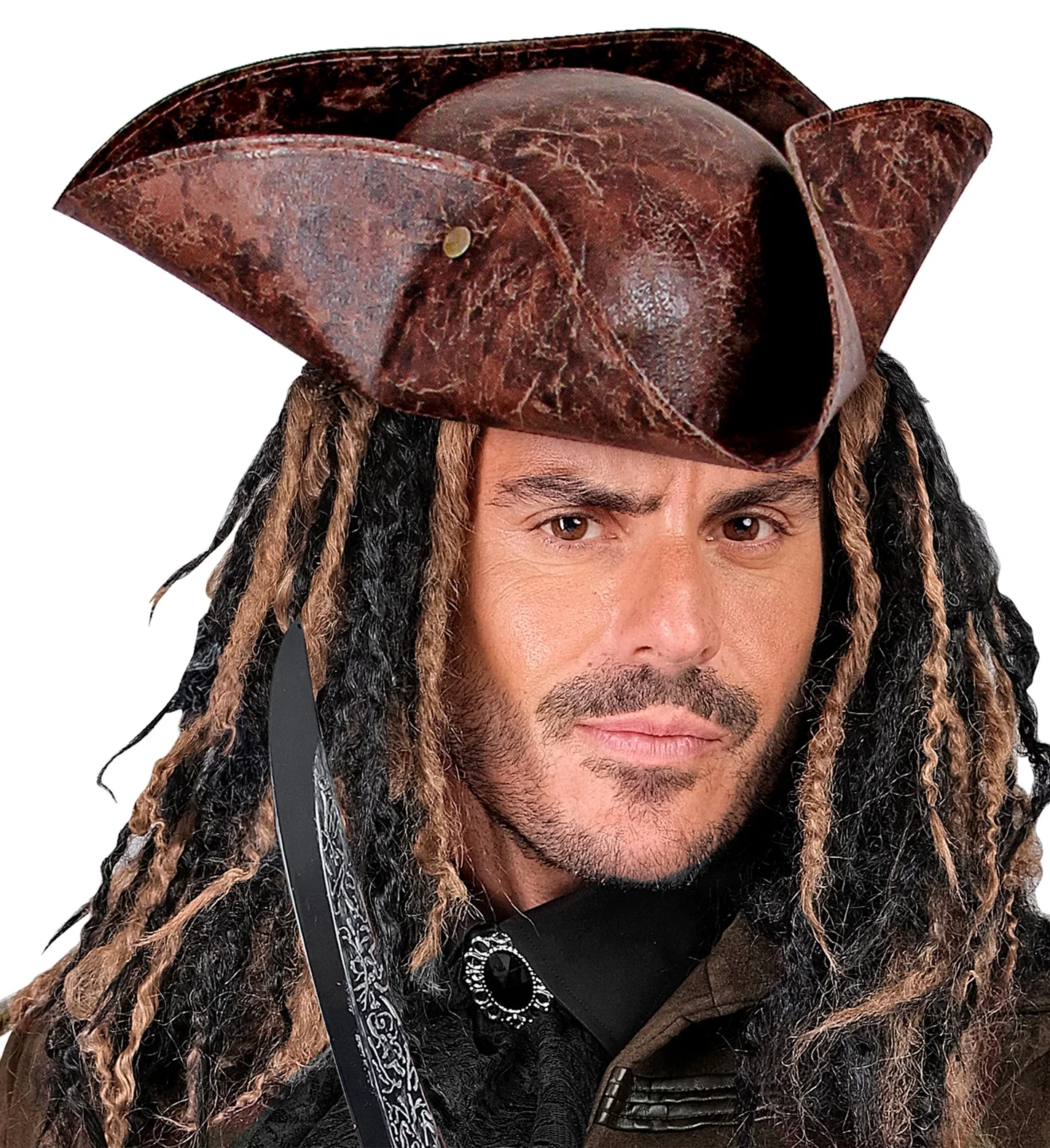 Piratenhoed driesteek bruin - Image 2