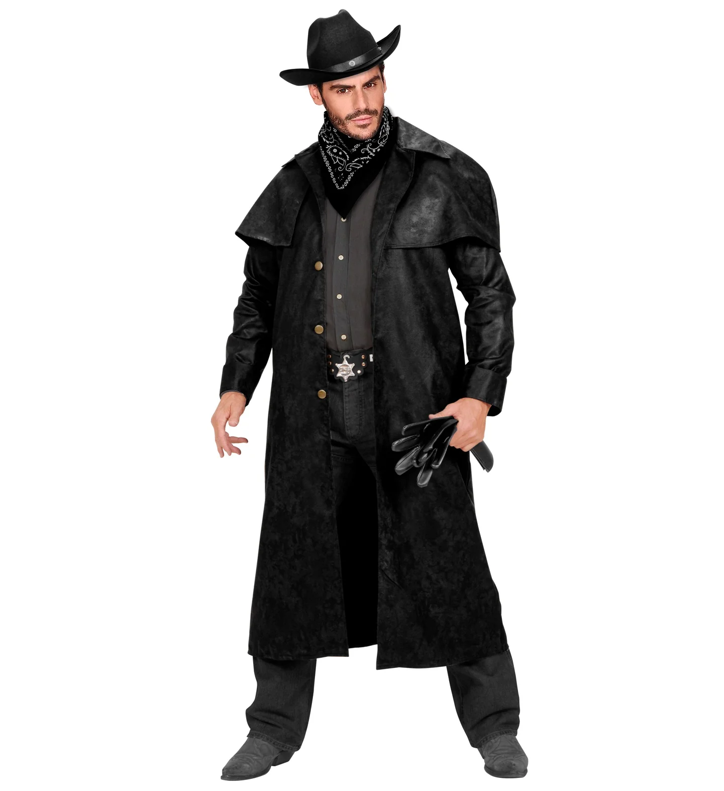 Cowboyjas Zwart heren - Image 6