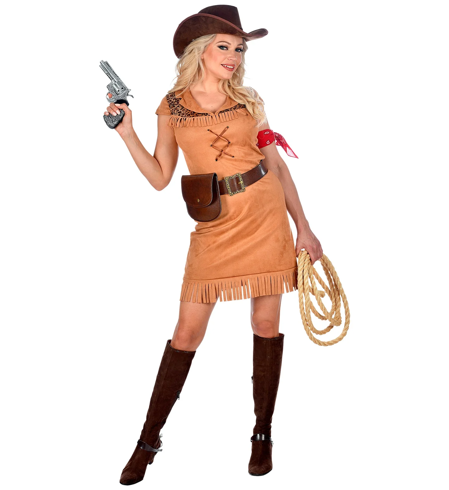 Cowgirl kostuum bruin - Image 5