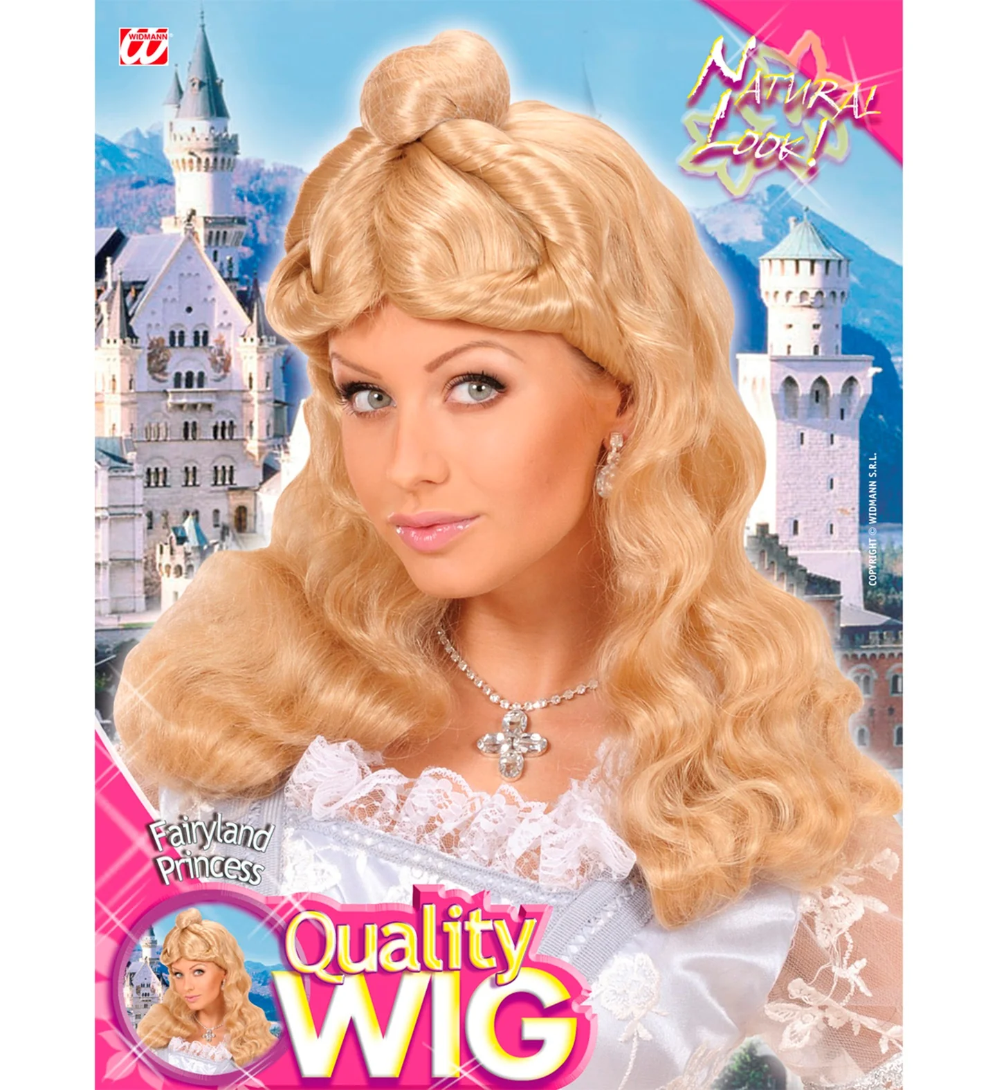 Prinsessenpruik blond dames - Image 2