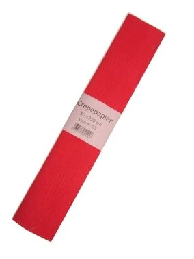 CrĂȘpe papier in knalrode kleur