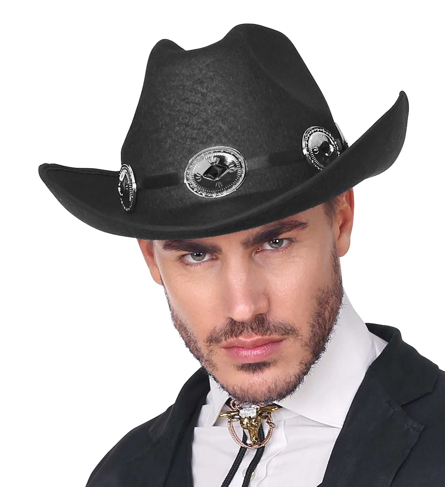 Cowboyhoed zwart Dallas - Image 2