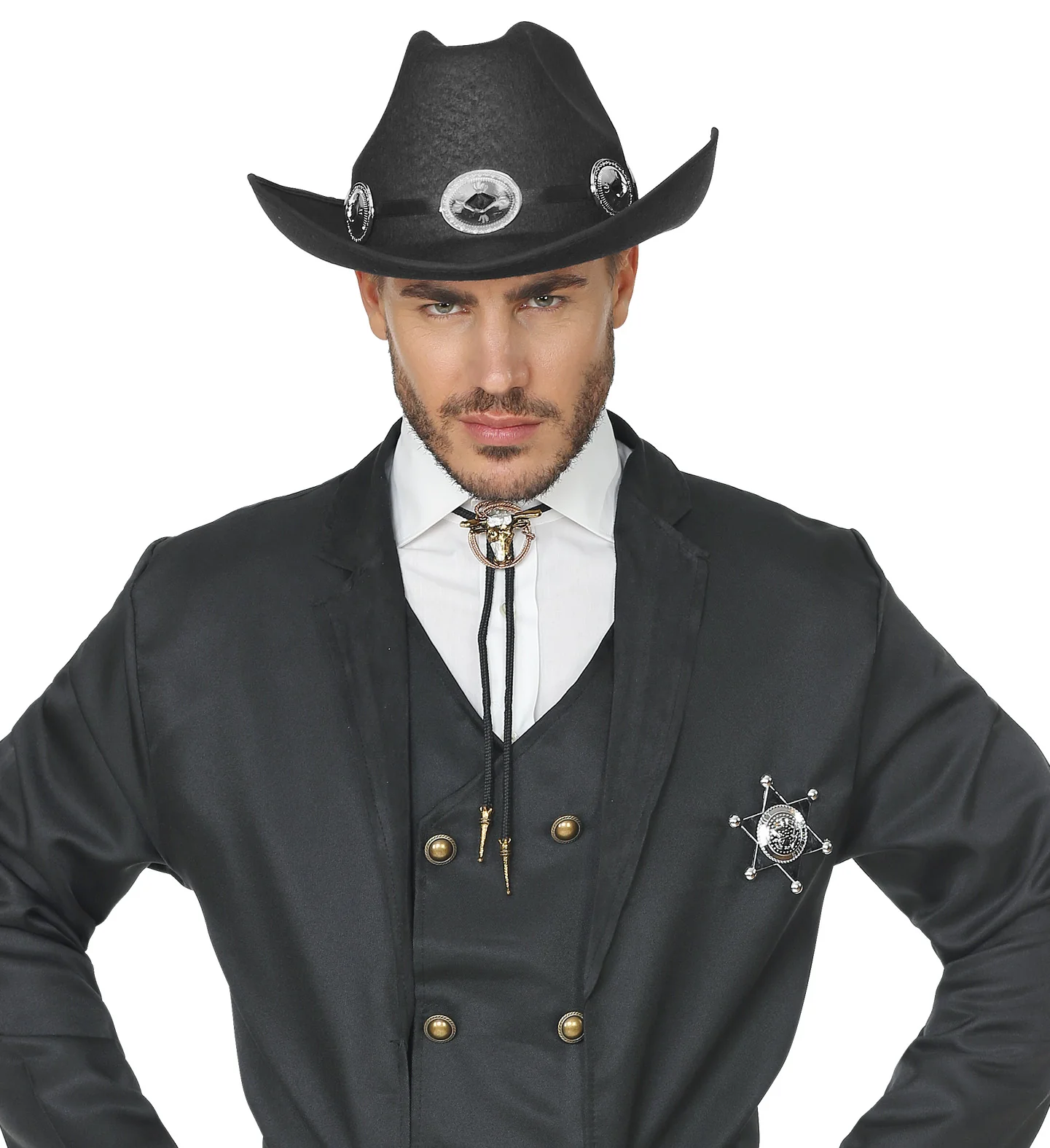 Cowboyhoed zwart Dallas - Image 4