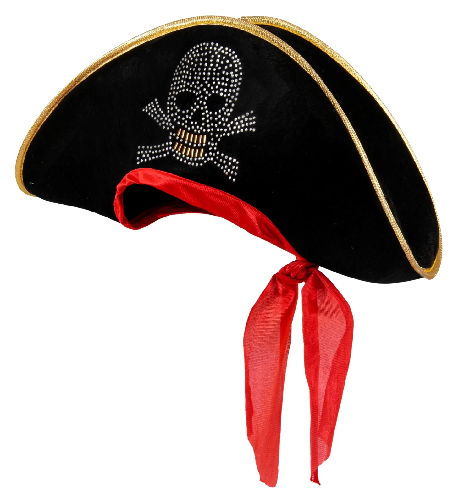 Dames piratenhoed met bespijkerde schedel en bandana - Image 5