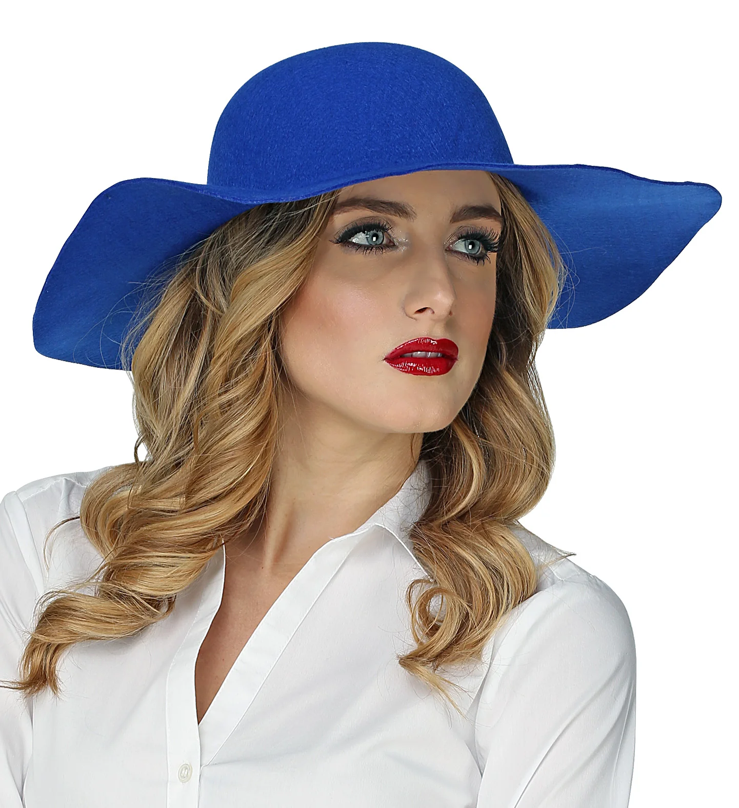 Blauwe dames flaphoed - Image 2