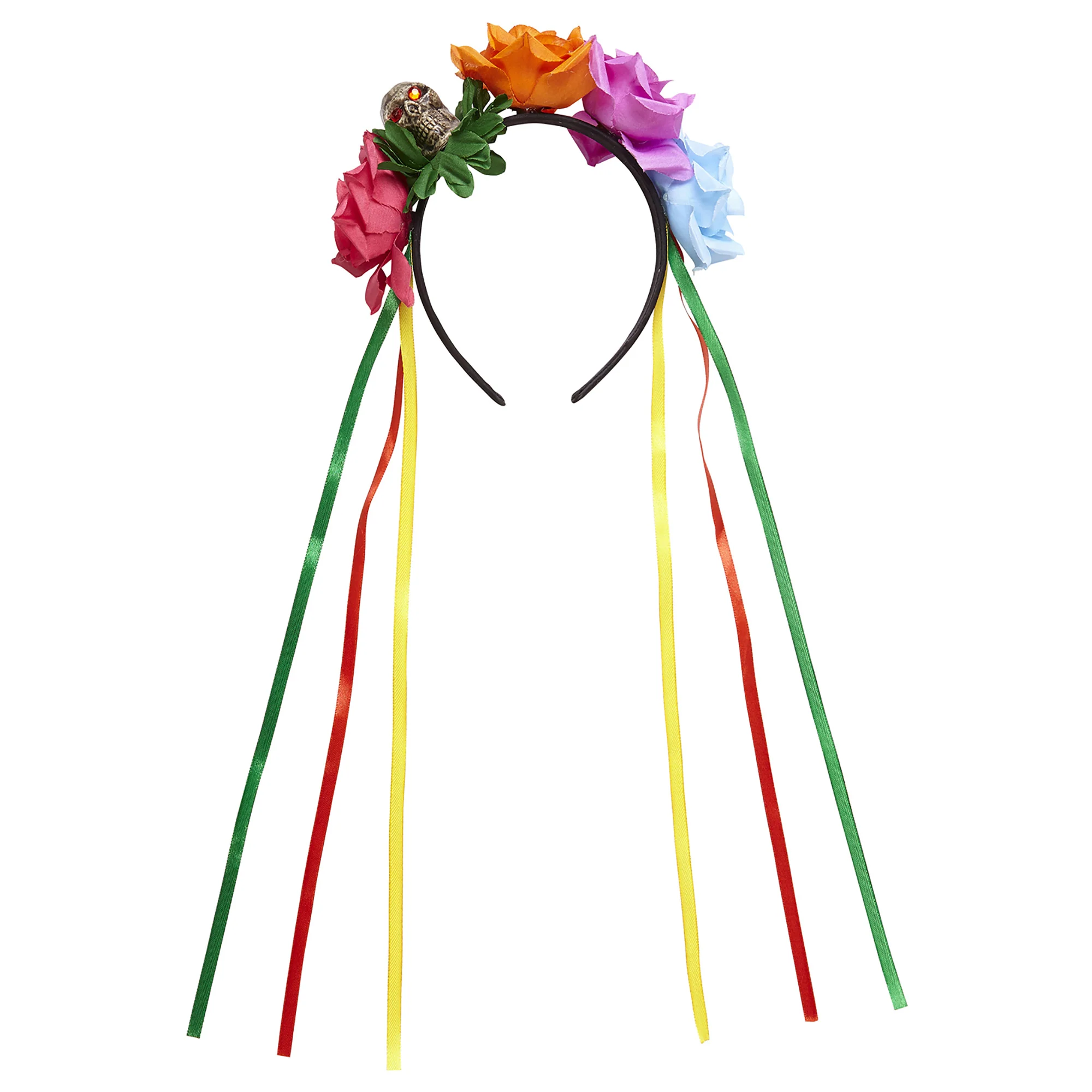 Day of the dead diadeem met roosjes - Image 2