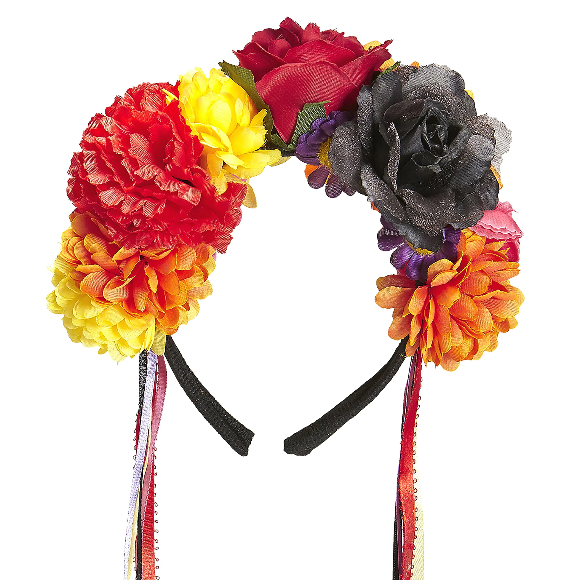 Day of the dead hoofdband bloemen