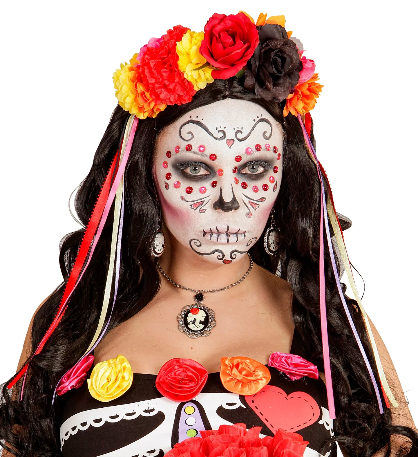 Day of the dead hoofdband bloemen - Image 5