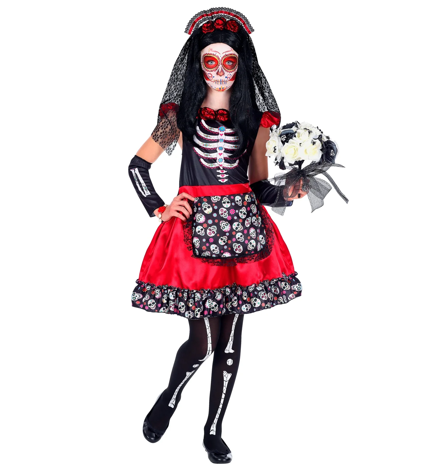 Day of the dead jurkje Demi  meisje - Image 2