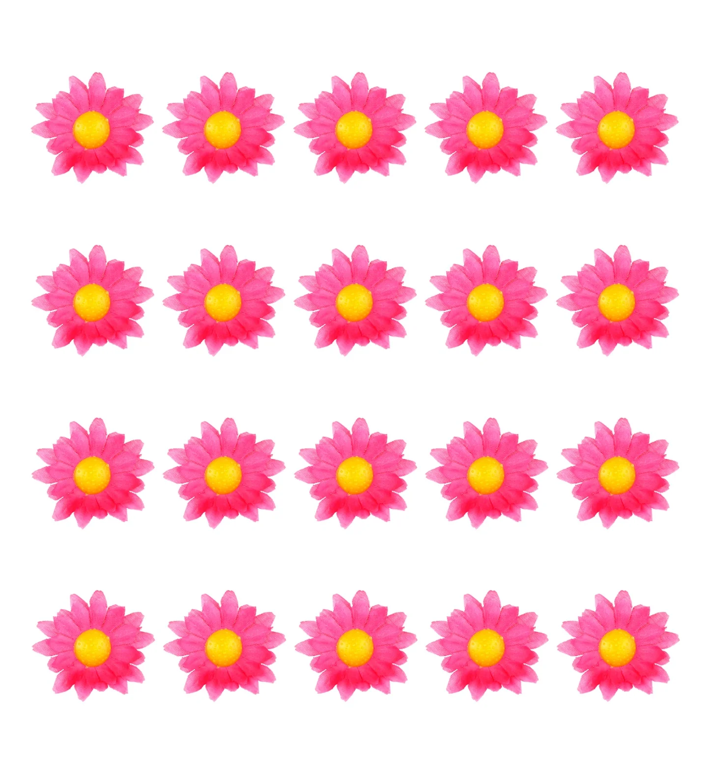 Madeliefjes decoratieve bloemen  Roze/fuchsia - Image 2