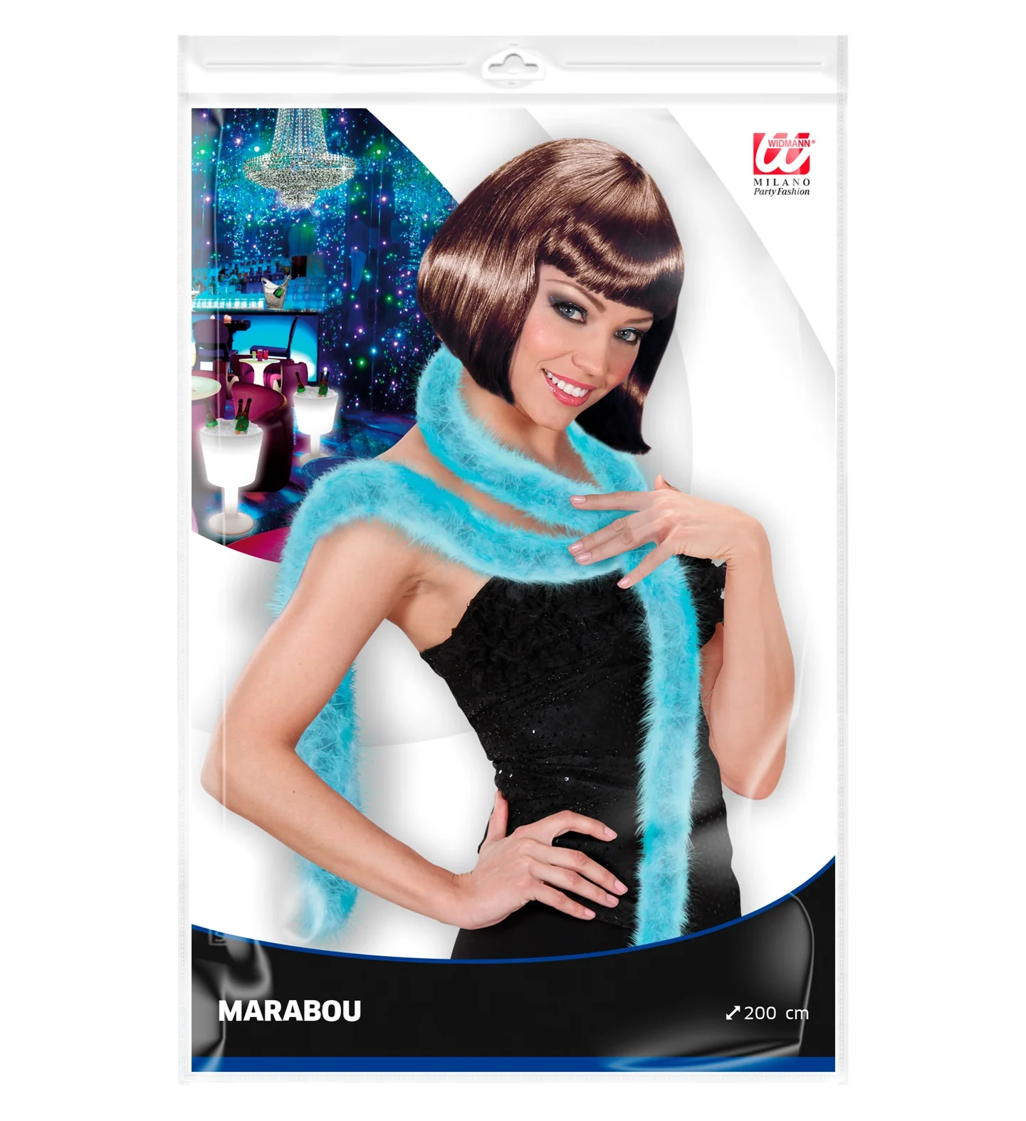 decoratieve boa blauw - Image 3