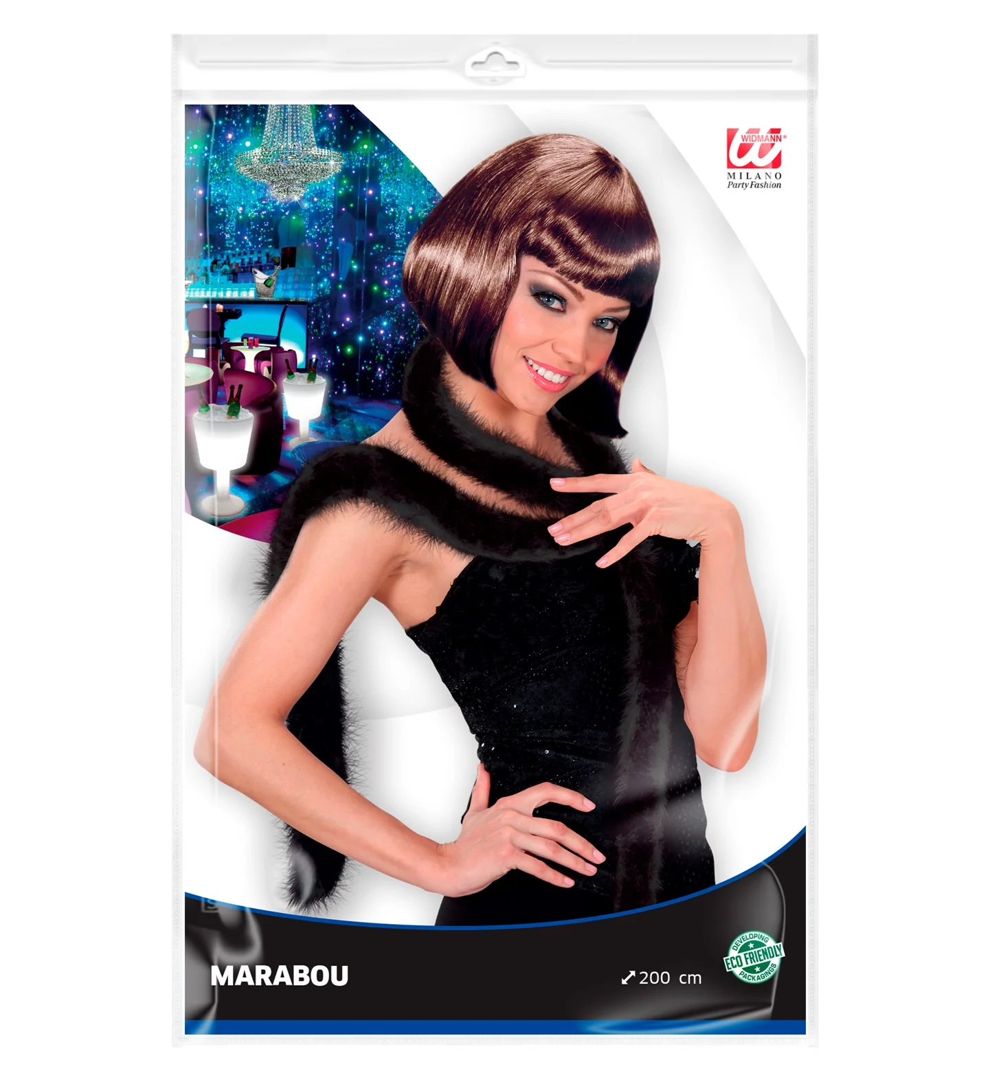 decoratieve boa zwart - Image 3
