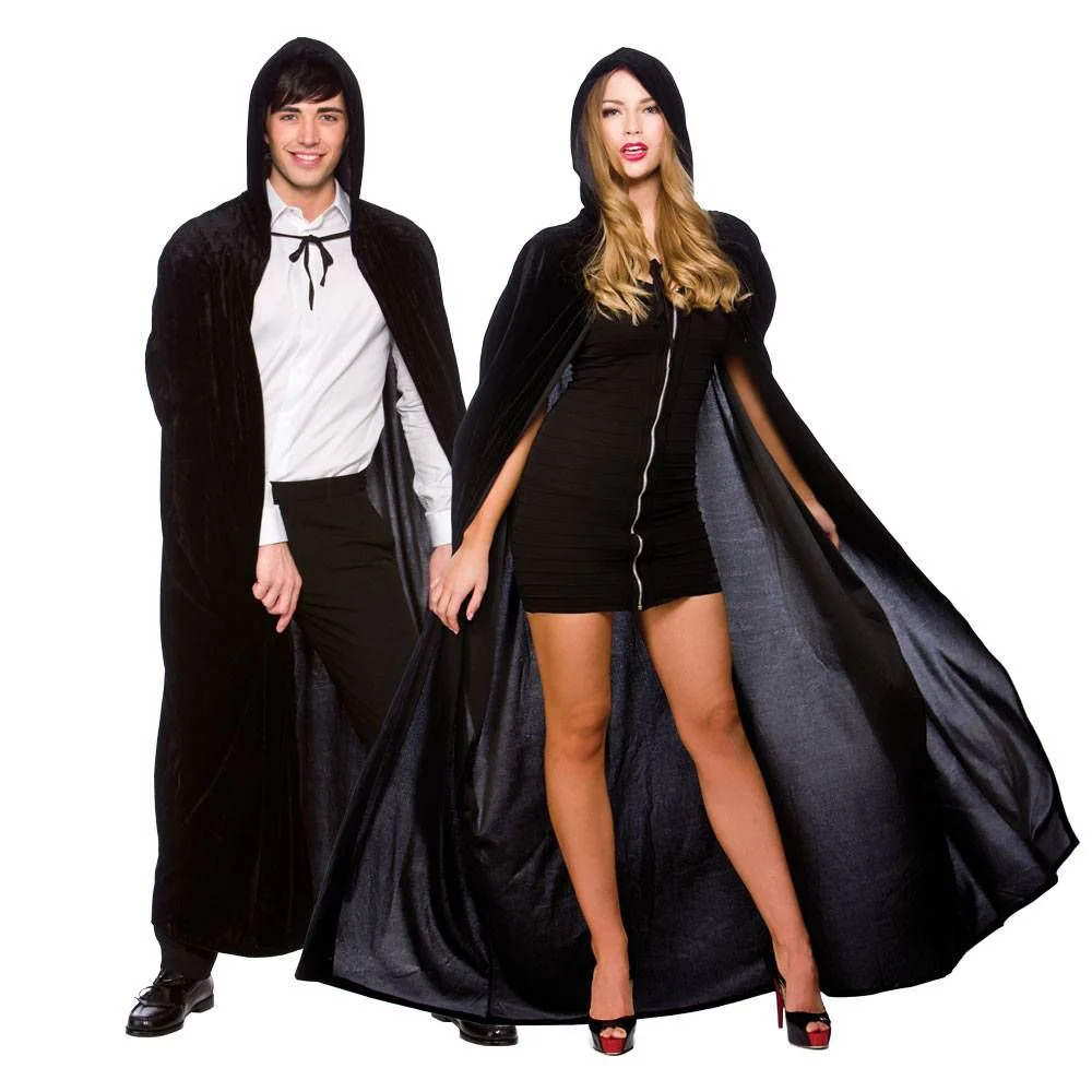 Deluxe volwassen cape zwart