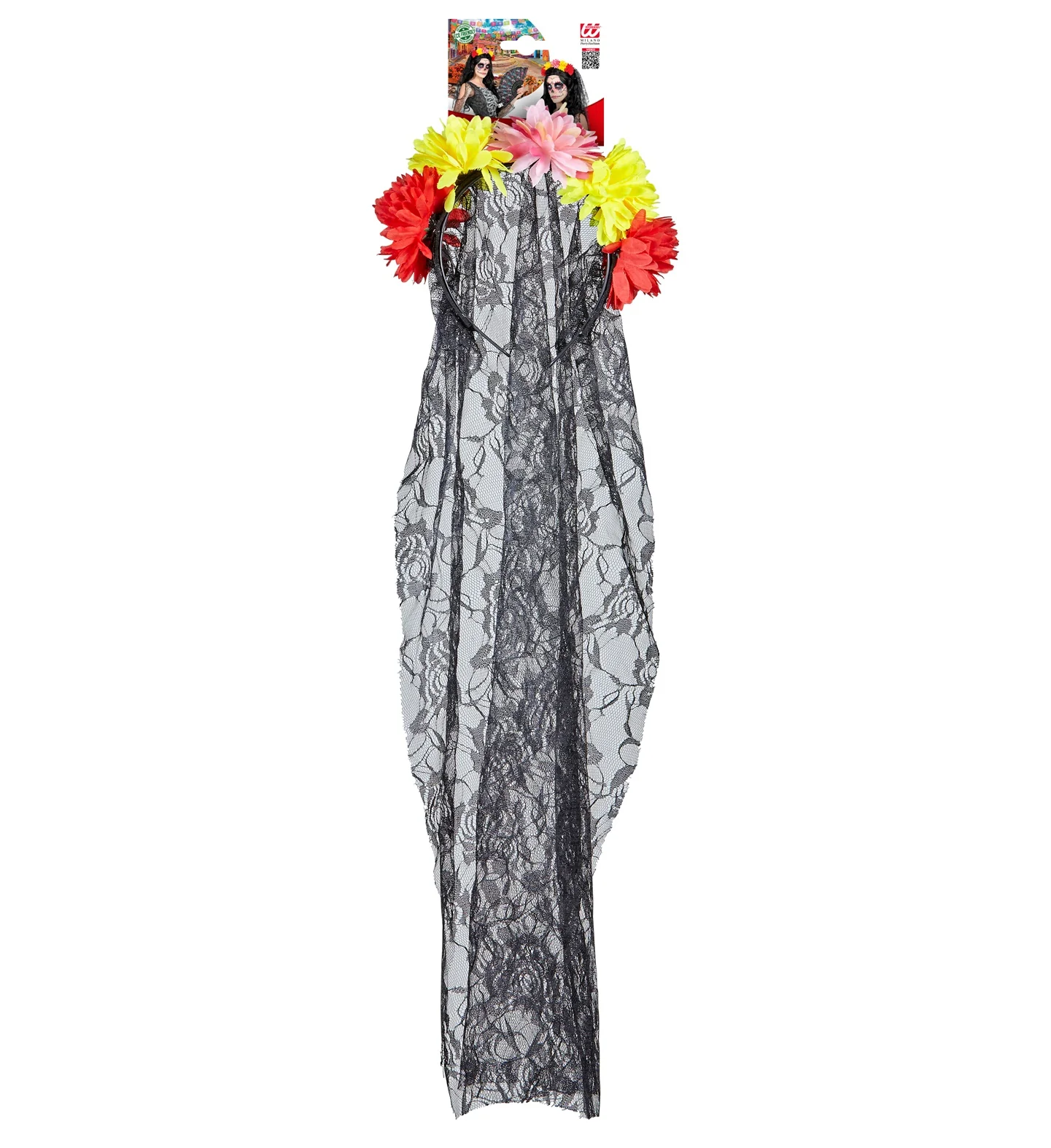 Bruidsluier met bloemen day of death - Image 6