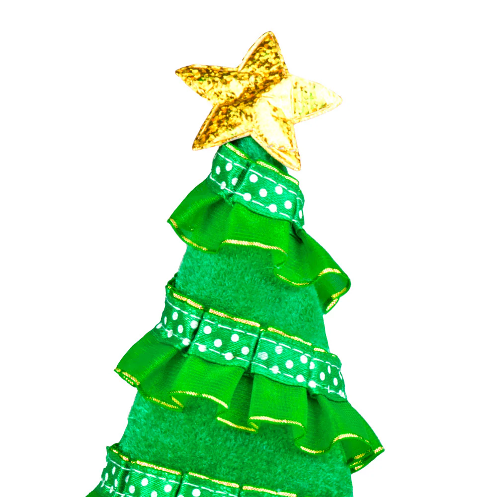 Diadeem kerstboom met gouden ster - Image 3
