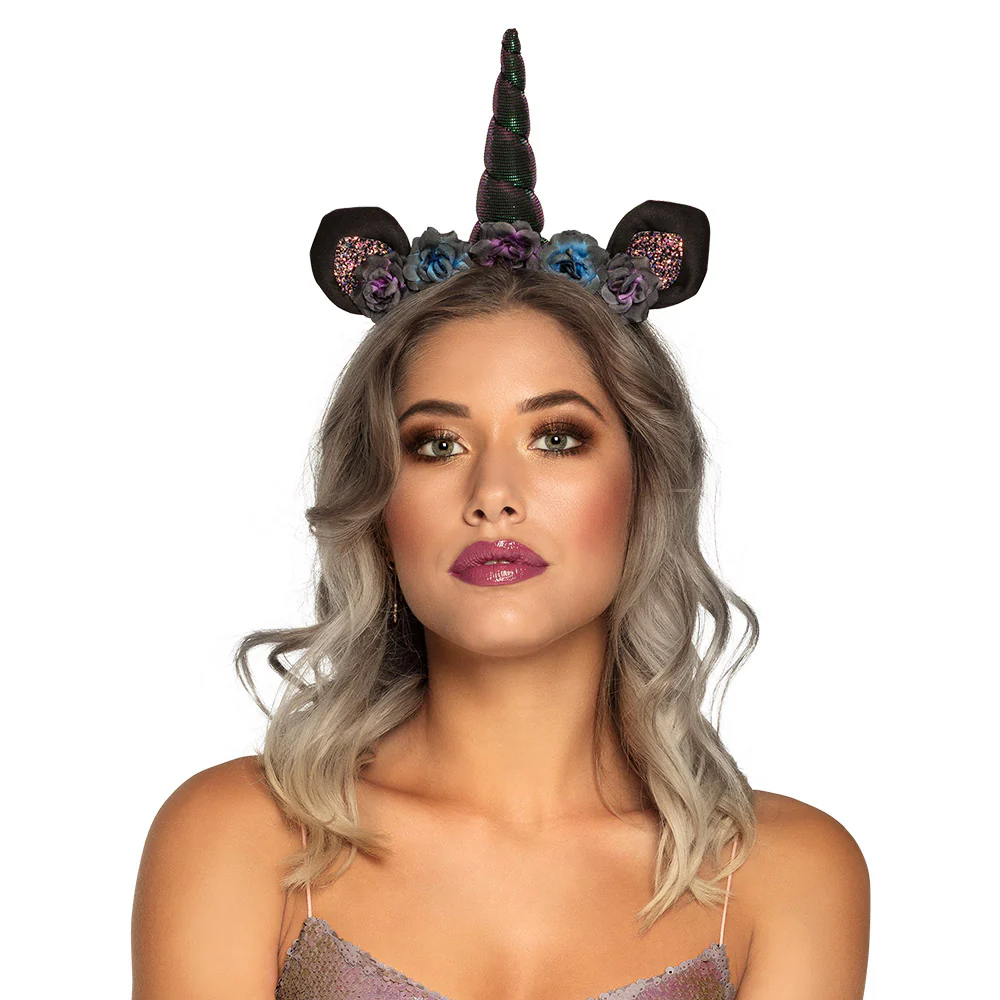 Diadeem unicorn donker - Image 2