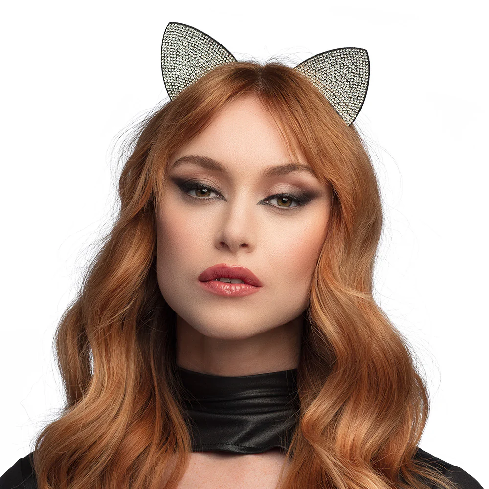 Diadeem katten oren glitter - Image 2