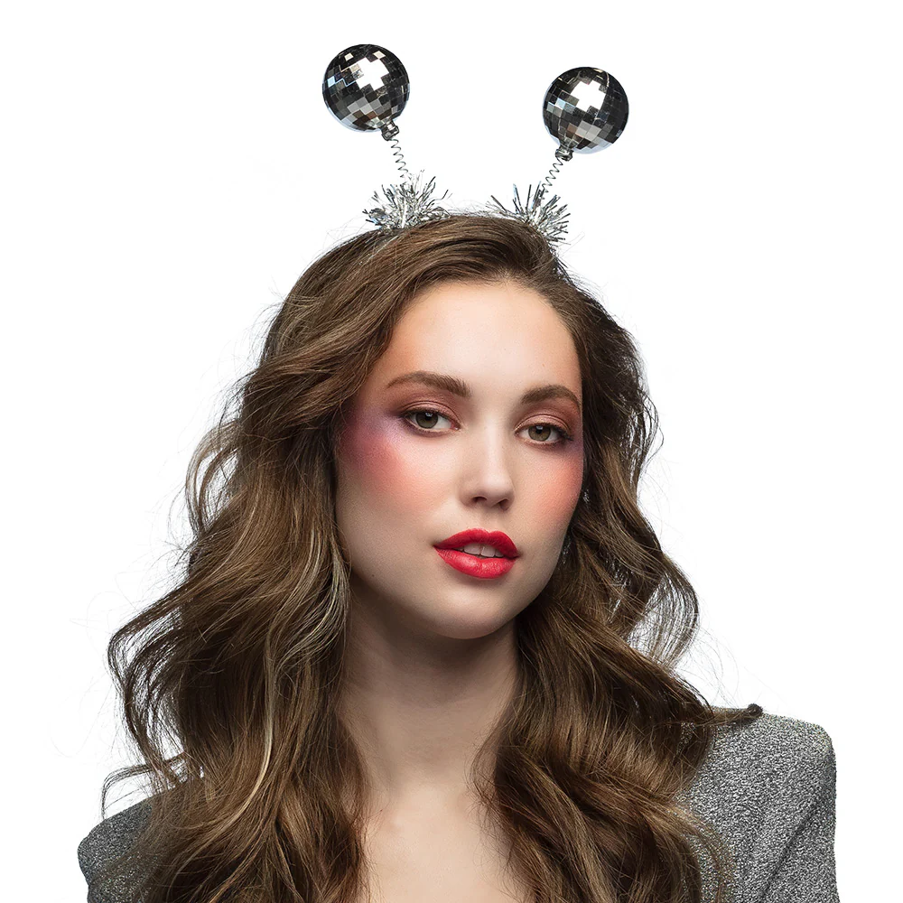 Diadeem Discoballen zilver - Image 2