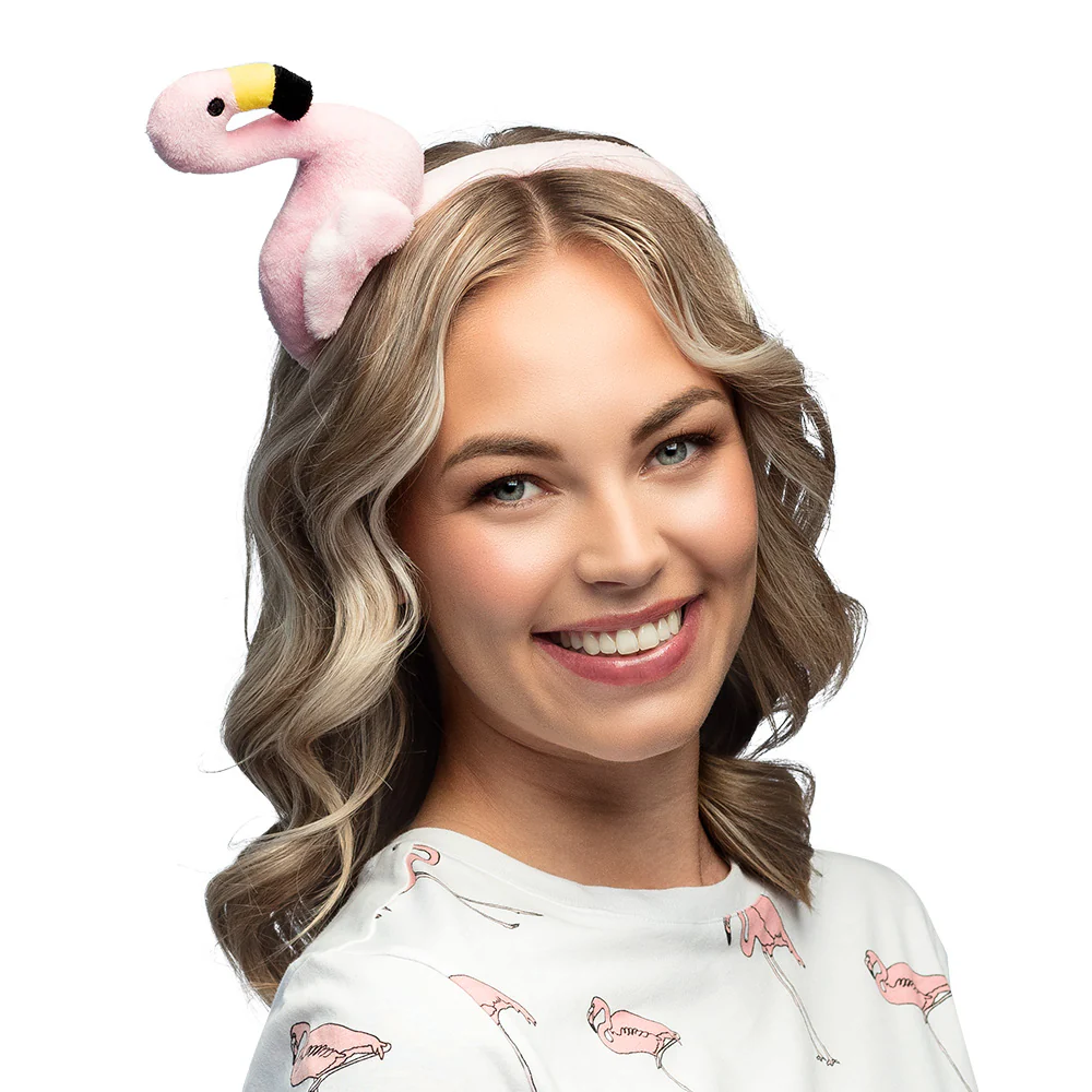 Diadeem Flamingo pluche - Image 2