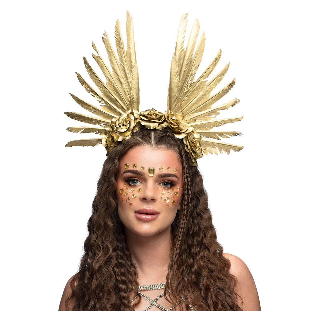 Diadeem Halo kroon Stella Grieks goud - Image 2