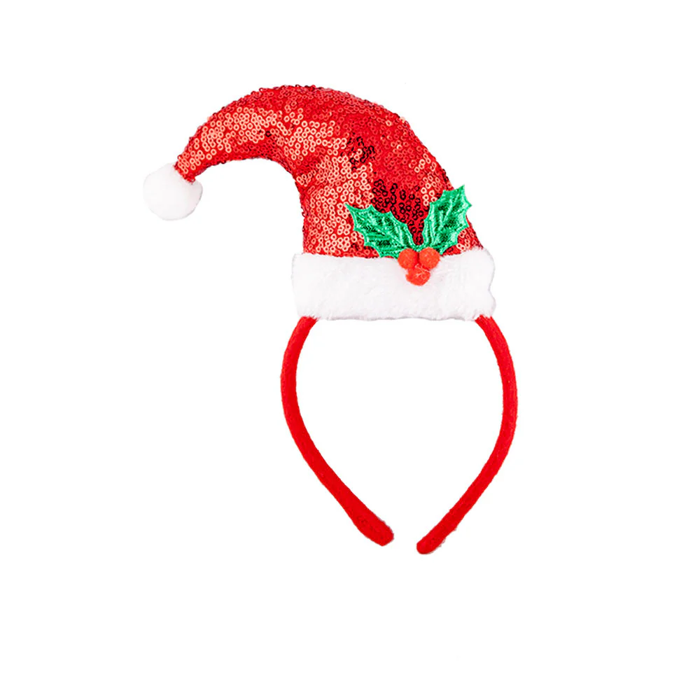 Tiara met mini  kerstmuts Santa - Image 3
