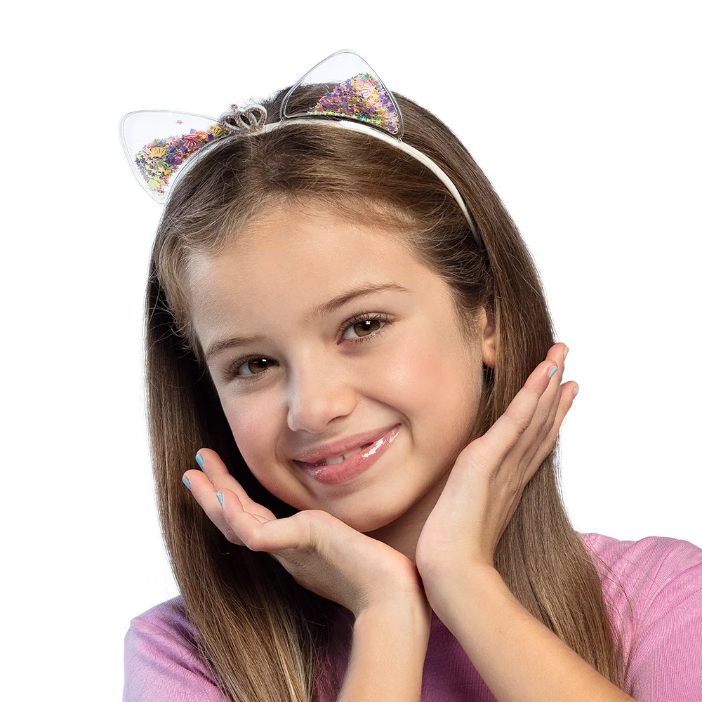 Diadeem Royal glitter kat oren - Image 2