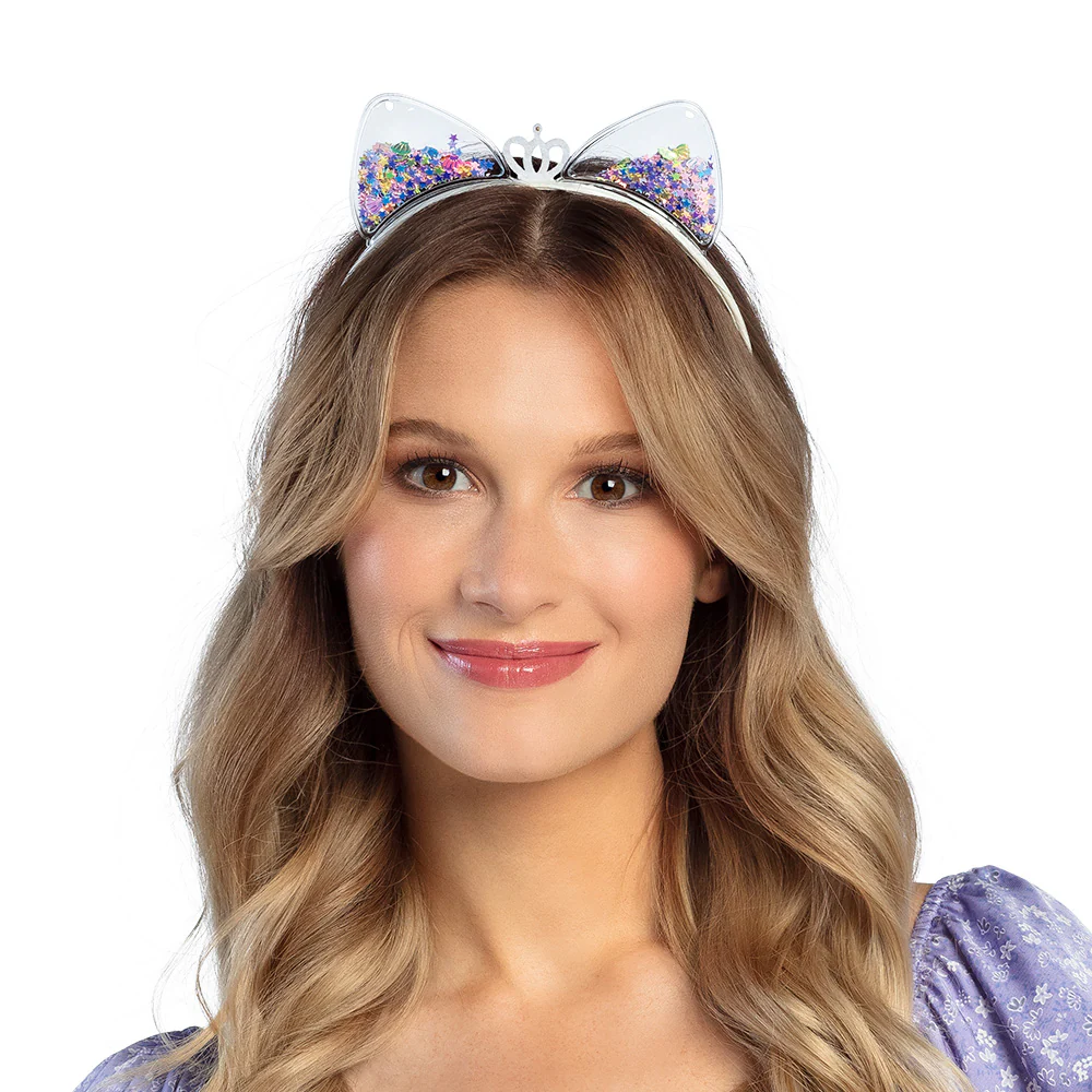 Diadeem Royal glitter kat oren - Image 3